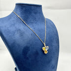 14K Yellow Gold Pendant Necklace with 0.17ct Diamonds & 2.93ct Color Stones  DC-N11964-3