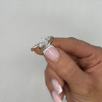 18K White Gold Pear & Oval Diamond Ring – 1.43ct Total PRER002 GLJJ