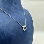 14K White Gold Pendant Necklace with 2.17ct Sapphires and 0.90ct Diamonds SDN022 ZEJ ISJJ