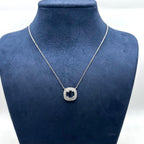 14K White Gold Pendant Necklace with 2.17ct Sapphires and 0.90ct Diamonds SDN022 ZEJ ISJJ