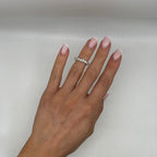 14K White Gold 3.53ct Round Diamond Eternity Band Ring WB203 GJJJ
