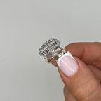 18K White Gold Aquamarine & Diamond Earrings – 9.00 CT Aquamarine, 1.00 CT Diamonds COLER02 GGJJ