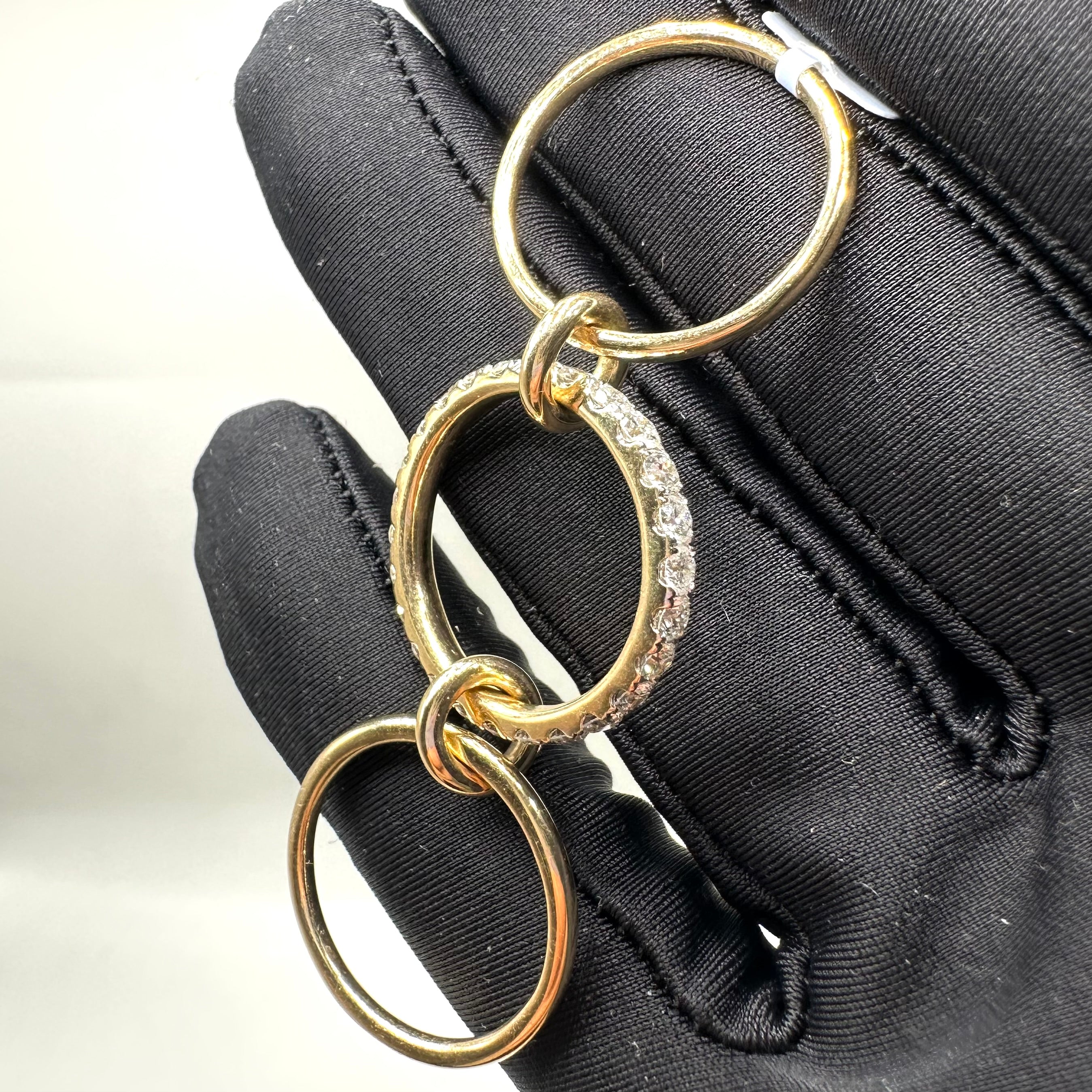 14K Yellow Gold 1.73CT Natural Round Diamond Multi-Band Ring PJR68959A-1-001 GGTJ