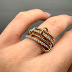 14K Yellow Gold 1.11CT Natural Round Diamond Ring PJR68950-1-001 IEJJ