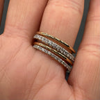 14K Yellow Gold 1.11CT Natural Round Diamond Ring PJR68950-1-001 IEJJ