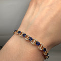 Available in White and Yellow Gold 9.63ct Sapphires 1.71ct Diamonds Bracelet NTJJ