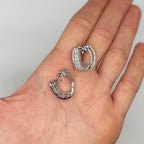 18K White Gold 2.23 CT Diamond Earrings  DIER093 ILJJ