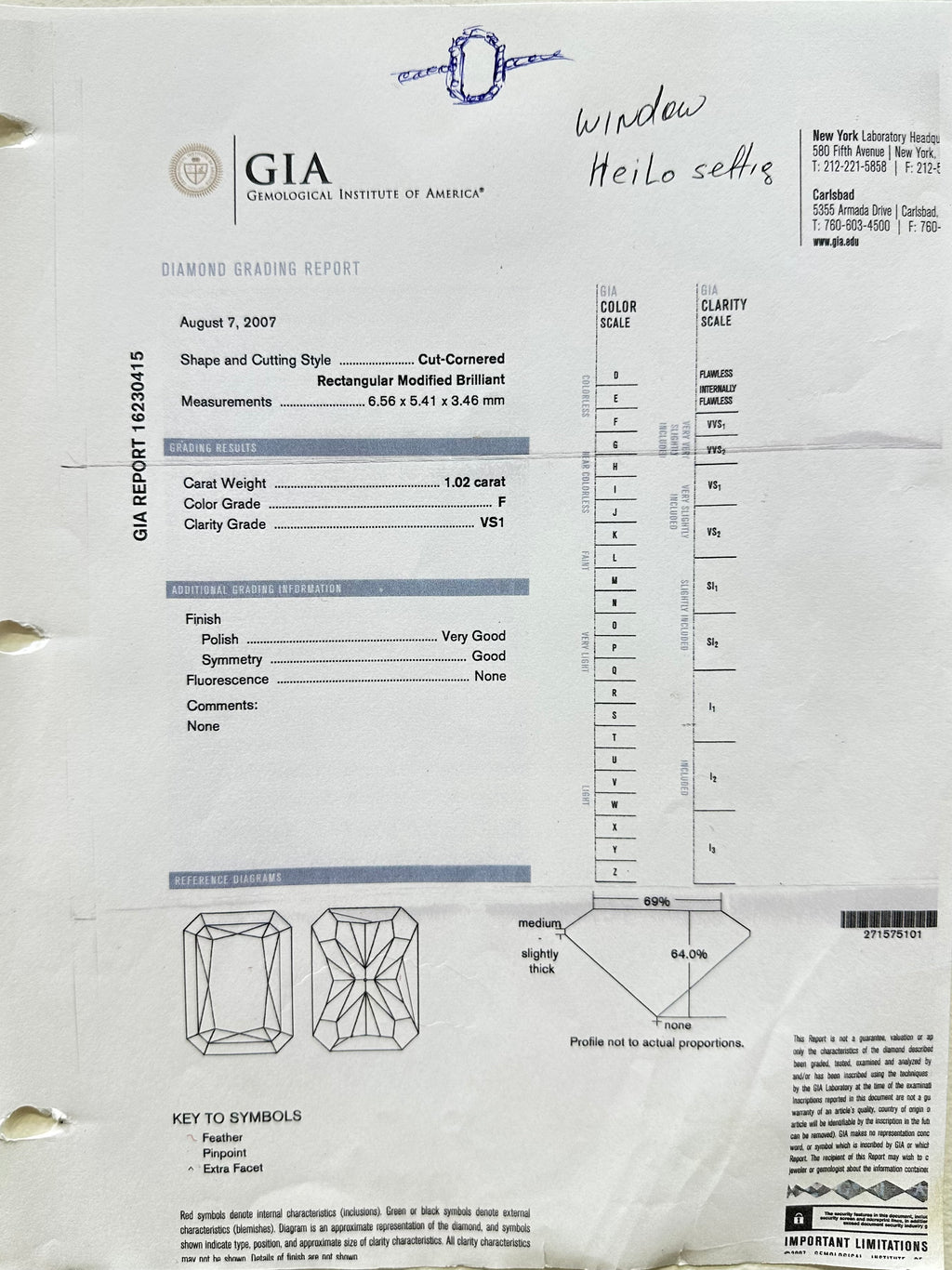 18K White Gold GIA Certified Radiant Diamond Halo Ring – 1.47CT Total Diamond Weight RADER012 IJGJ NLEN