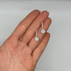 18K White Gold Diamond Earrings – 1.30ct DIER0138 IAAJ