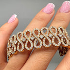 18K Rose Gold Infinity Diamond Bracelet – 12.76CT | DB0027 IGSTJ