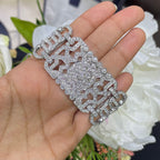 18K White Gold Round Diamond Bracelet – 14.20CT | INJJJ