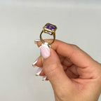 14K Yellow Gold Amethyst Ring – 8.56 CT COLR0048 EJJ