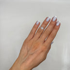 18K White Gold 1.85ct Diamond Engagement Ring with 1.52ct Lab Grown Round Diamond RDER201 STJ