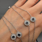 14K White Gold Sapphire & Diamond Necklace – 1.55 CT Sapphire, 1.01 CT Diamond SDN023 IAJJ