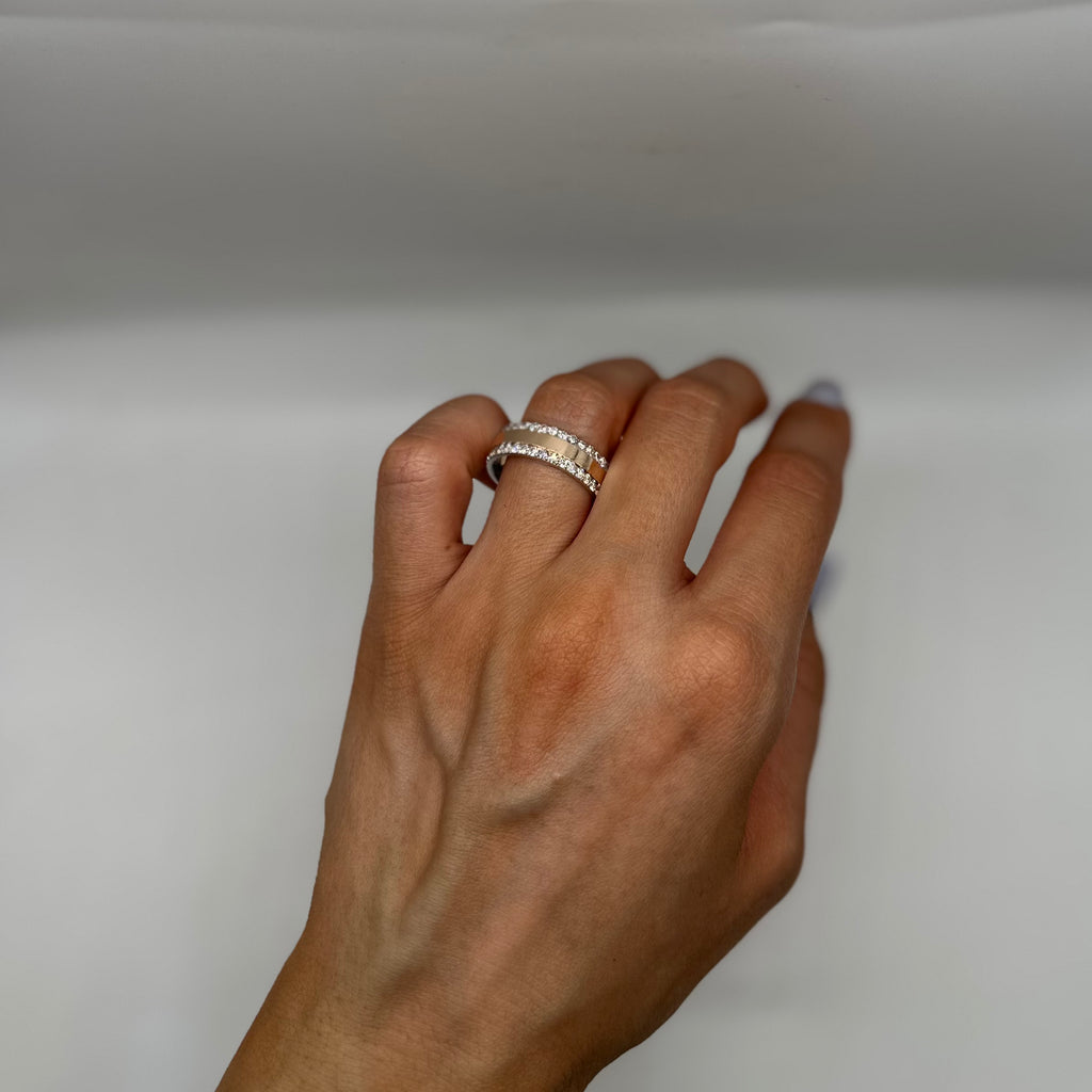 14K Rose Gold Diamond Men’s Band Ring – 2.30 CT WB014 ITTJ