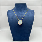 14K Yellow Gold Opal Pendant Necklace 14.72CT Opal COLN026 GLJJ