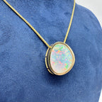 14K Yellow Gold Opal Pendant Necklace 14.72CT Opal COLN026 GLJJ