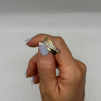 14K Yellow Gold 0.55CT Round Diamond Men’s Wedding Band Ring WB167 ZTJ