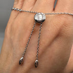 Evil Eye Diamond Bracelet in 18K White Gold – 0.82 CT Diamonds IJJJ