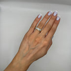 14K Yellow Gold Men’s Diamond Wedding Band – 1.47CT Round Diamonds WB477 ILJJ