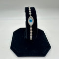 Evil Eye Diamond Bracelet in 18K White Gold – 0.82 CT Diamonds IJJJ