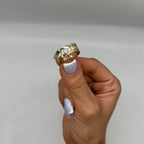 14K Yellow Gold Men’s Diamond Eternity Band – 3.58CT Round Diamonds WB037 GEJJ