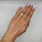 14K Yellow Gold Round Diamond Men’s Wedding Band Ring – 1.15CT WB250 INTJ