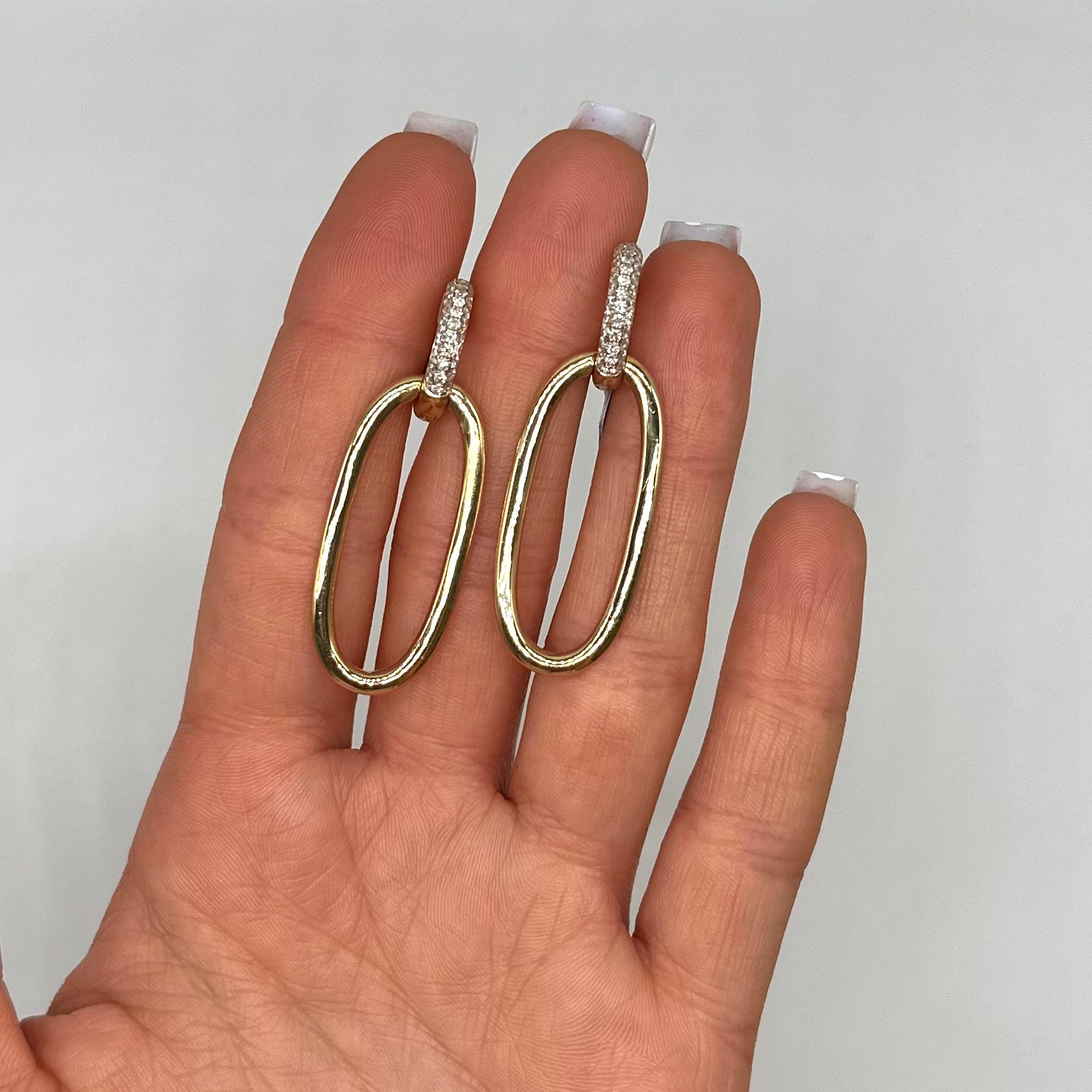 14K Yellow Gold Diamond Earrings – 0.92CT PJE5675YG
