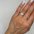 14K Platinum Baguette Diamond Men’s Wedding Band Ring – 0.30CT WB027 IJJJ