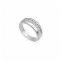 14K White Gold Men’s Channel-Set Diamond Band – 0.80CT WB089 EJJ