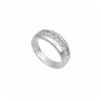 14K White Gold Men’s Channel-Set Diamond Band – 0.80CT WB089 EJJ