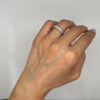 14K White Gold Princess Cut Diamond Band Ring – 1.62CT WB140 IGTJ