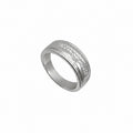 14K White Gold Men’s Diamond Band – 0.35CT WB249 STJ