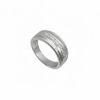 14K White Gold Men’s Diamond Band – 0.35CT WB249 STJ
