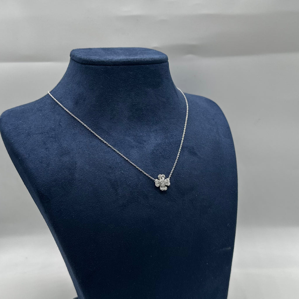 14K White Gold Diamond Pendant Necklace – 0.51 CT PJNP54542D