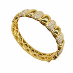 14K Yellow Gold Diamond Bangle Bracelet – 4.10ct  PPJB4816-001