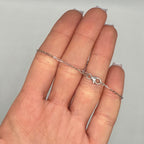 18K White Gold Diamond Floral Pendant Necklace | 1.65=CT Round Diamonds | 16 Inch LTT