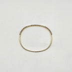 18K Yellow Gold 1.75 Ct Ruby & 0.39 Ct Diamond Bangle Bracelet