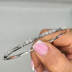 14K White Gold Diamond Bangle Bracelet – 0.70CT ASG31801AWG