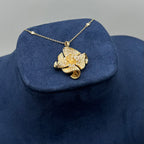 14K Yellow Gold Diamond Pendant Necklace – 1.69CT DN0110 ITJJ