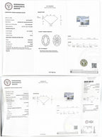14K White Gold 5.05 Ct Total, Oval Lab-Grown Diamond Stud Earrings – IGI Certified