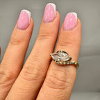 18K Yellow Gold 1.82CT Marquise Diamond Ring DR091 GLJJ