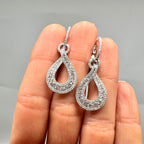 18K White Gold Diamond Drop Earrings – 2.26ct DIER0120 GGTJ