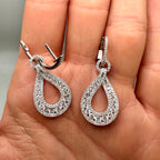 18K White Gold Diamond Drop Earrings – 2.26ct DIER0120 GGTJ