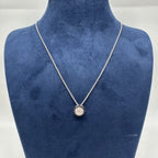 18K White Gold Black & White Diamond Pendant Necklace – 0.55 CT Total Diamond Weight ZTJ