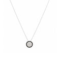 18K White Gold Black & White Diamond Pendant Necklace – 0.55 CT Total Diamond Weight ZTJ