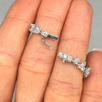 18K White Gold 12.78 CT Diamond Necklace DN047 IIJJJ