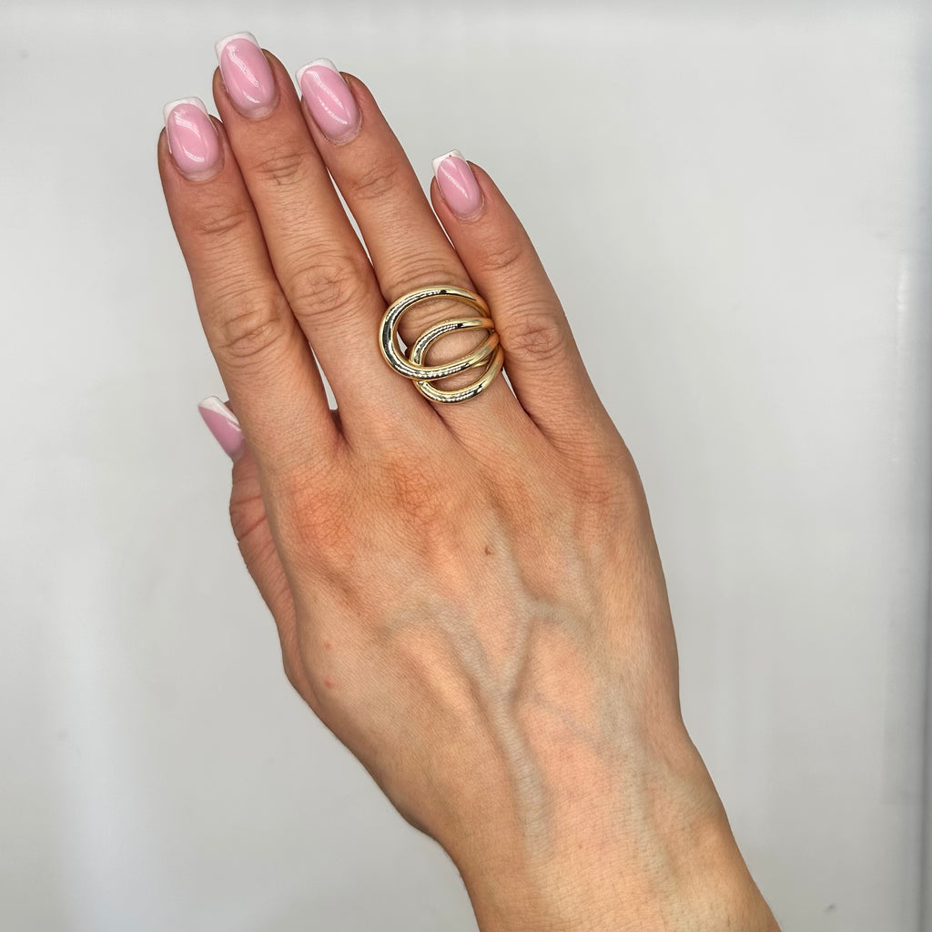 14K Yellow Gold Statement Ring ITJJ