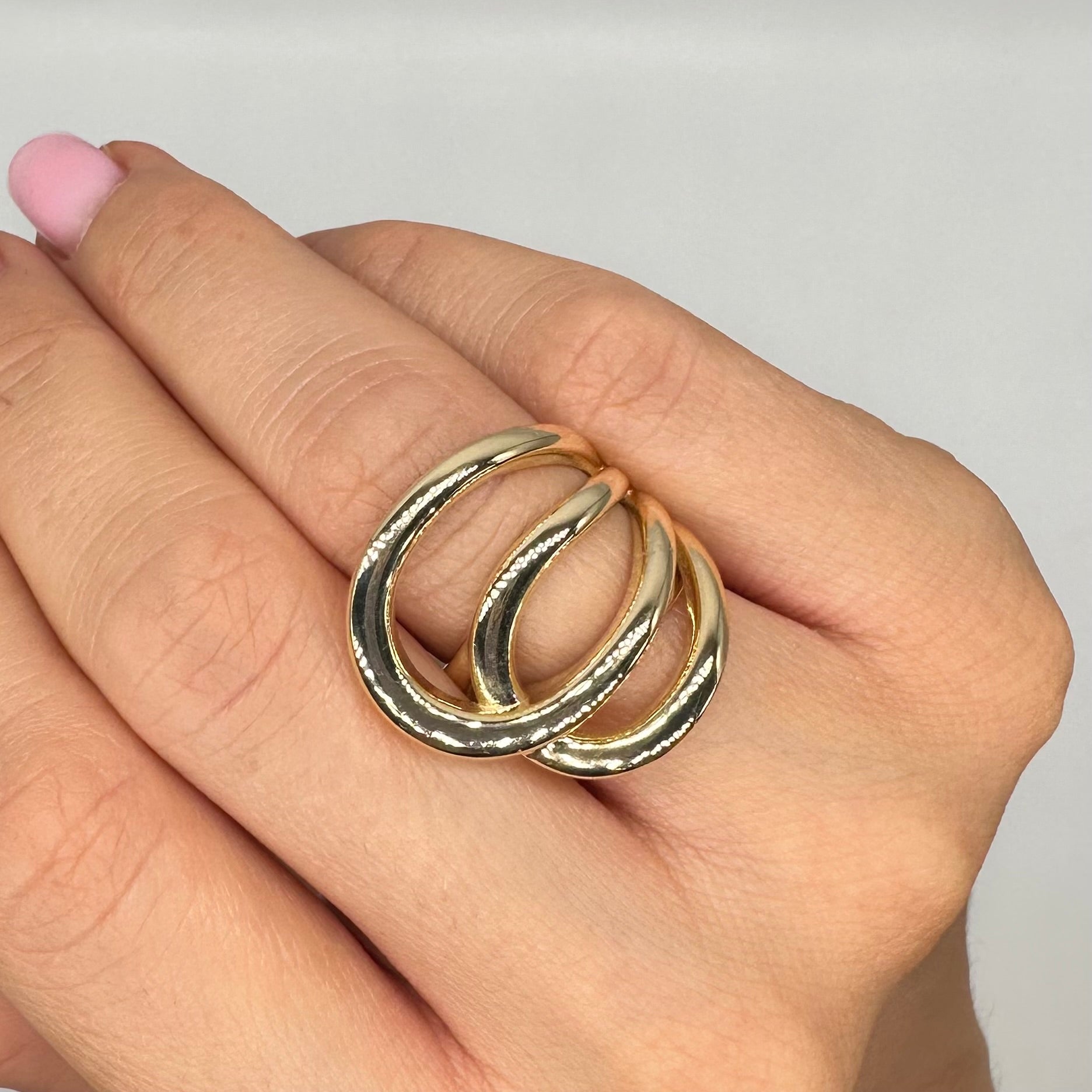 14K Yellow Gold Statement Ring ITJJ