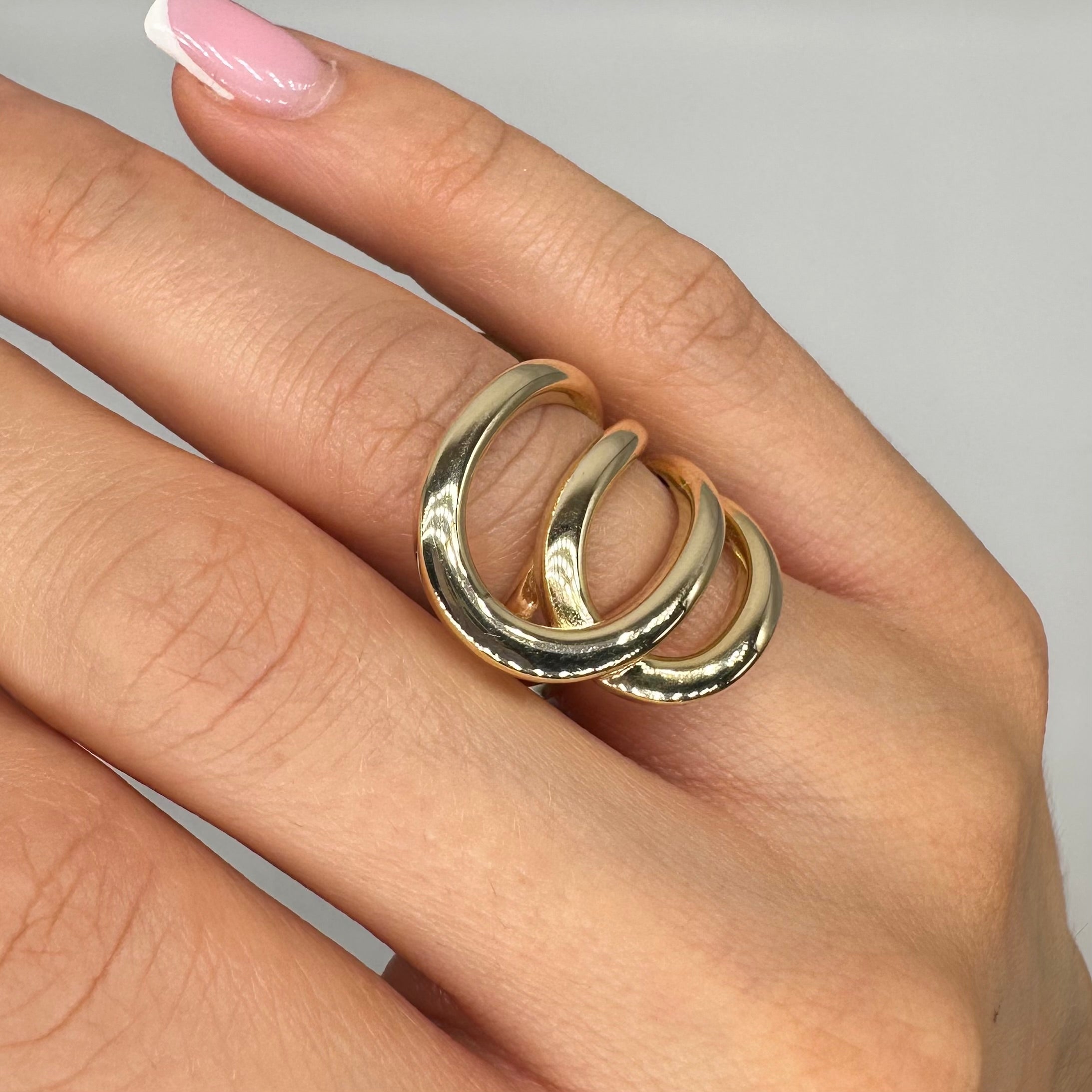 14K Yellow Gold Statement Ring ITJJ